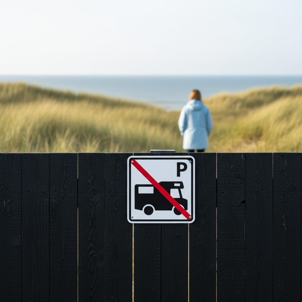 Autocamper P parkering forbudt skilt - Billede 6