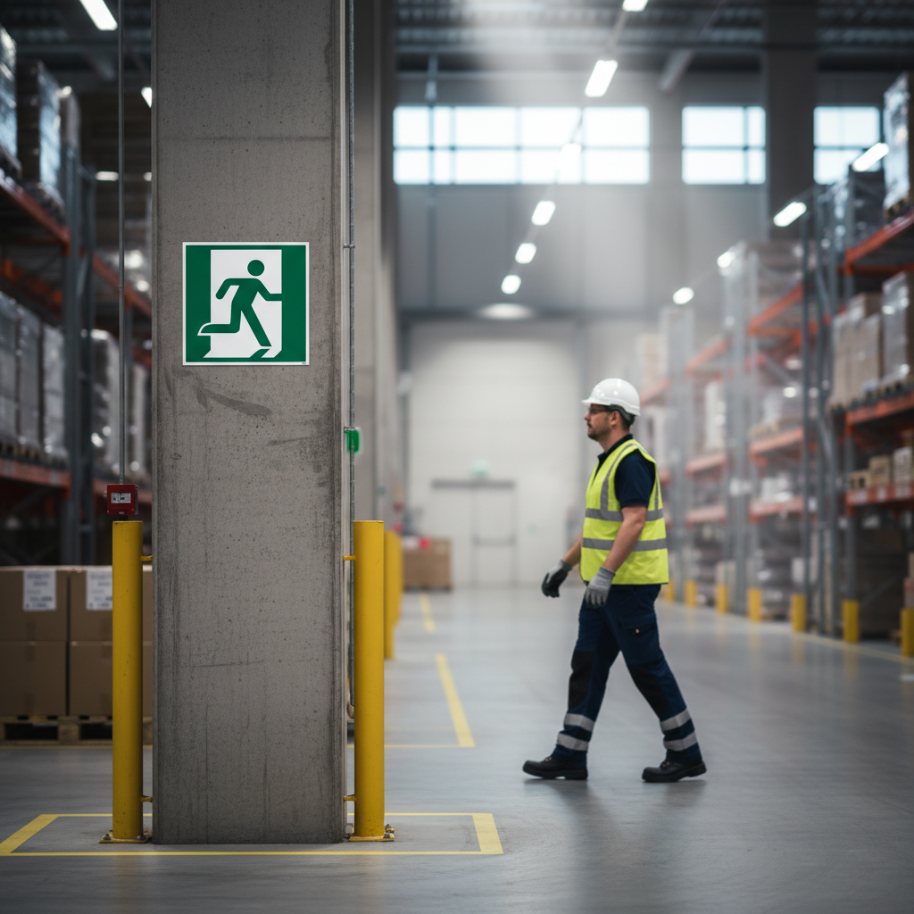 Flugtvej til højre skilt - Billede 3