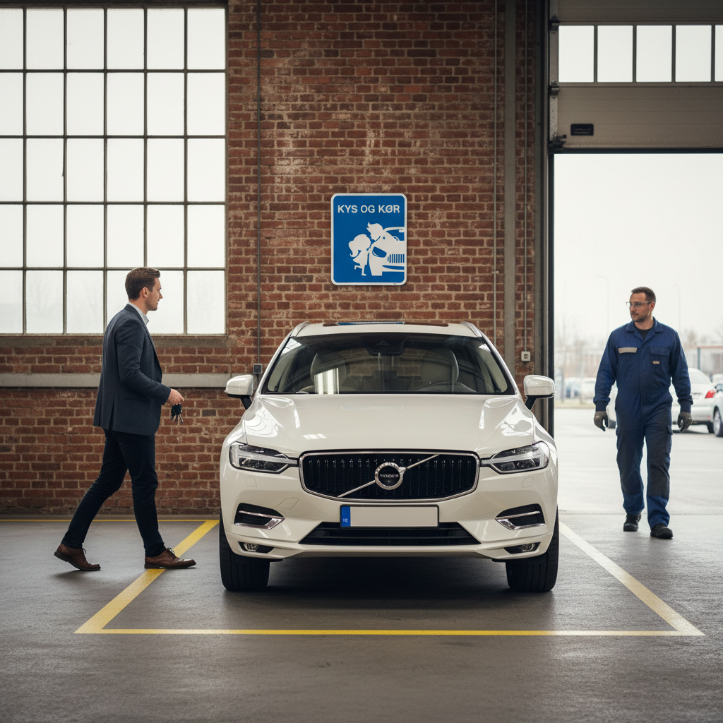 Afsætnings/afhentnings skilt - Kys og kør - Billede 2