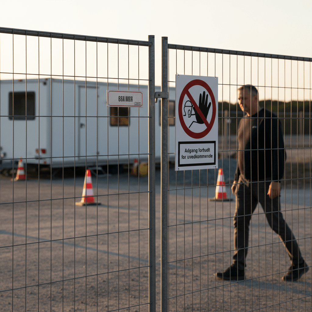 Adgang forbudt for uvedkommende skilt - Billede 2