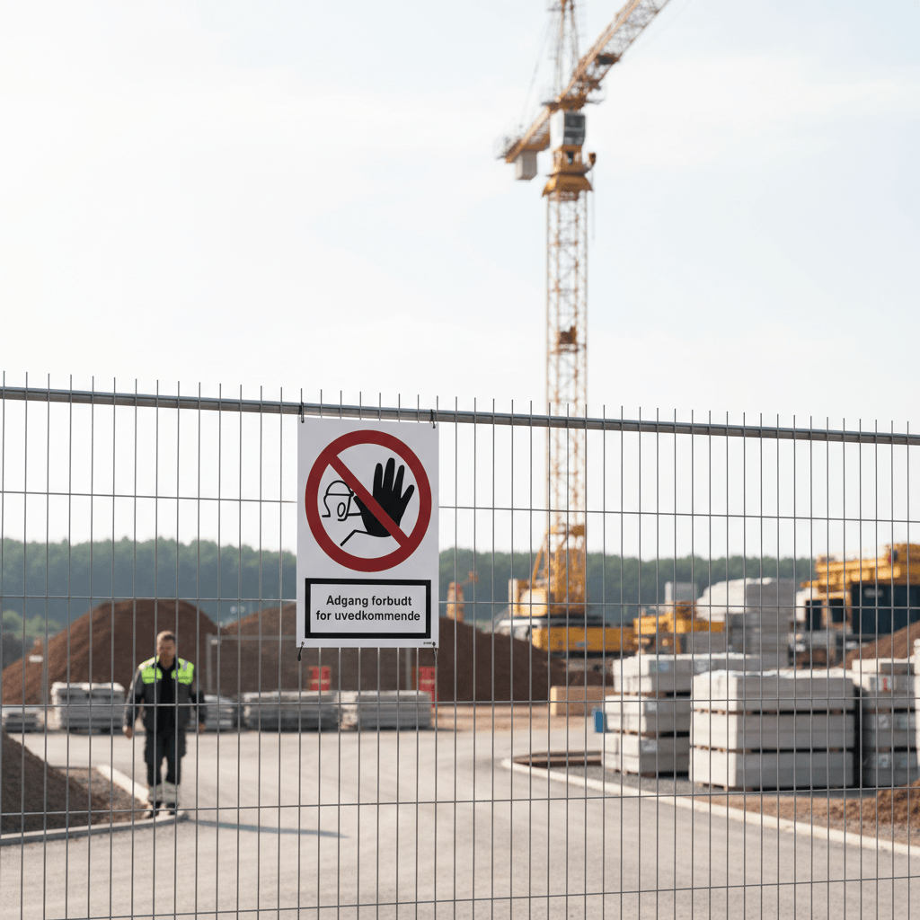 Adgang forbudt for uvedkommende skilt - Billede 3