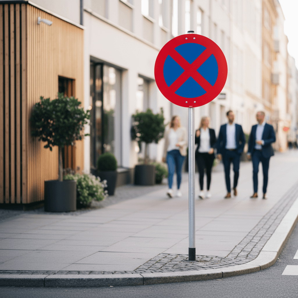 C61 Standsnings forbud skilt - Billede 3