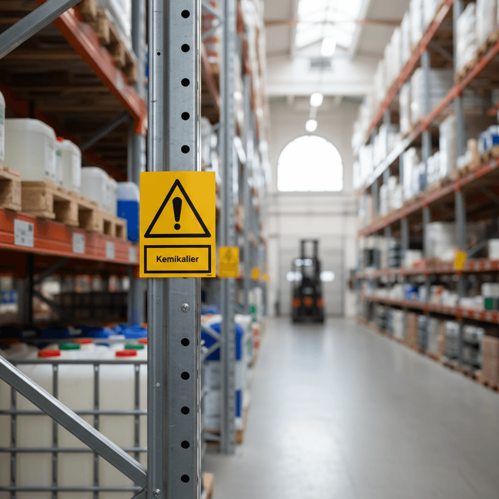 Kemikalier advarselsskilt - Billede 2