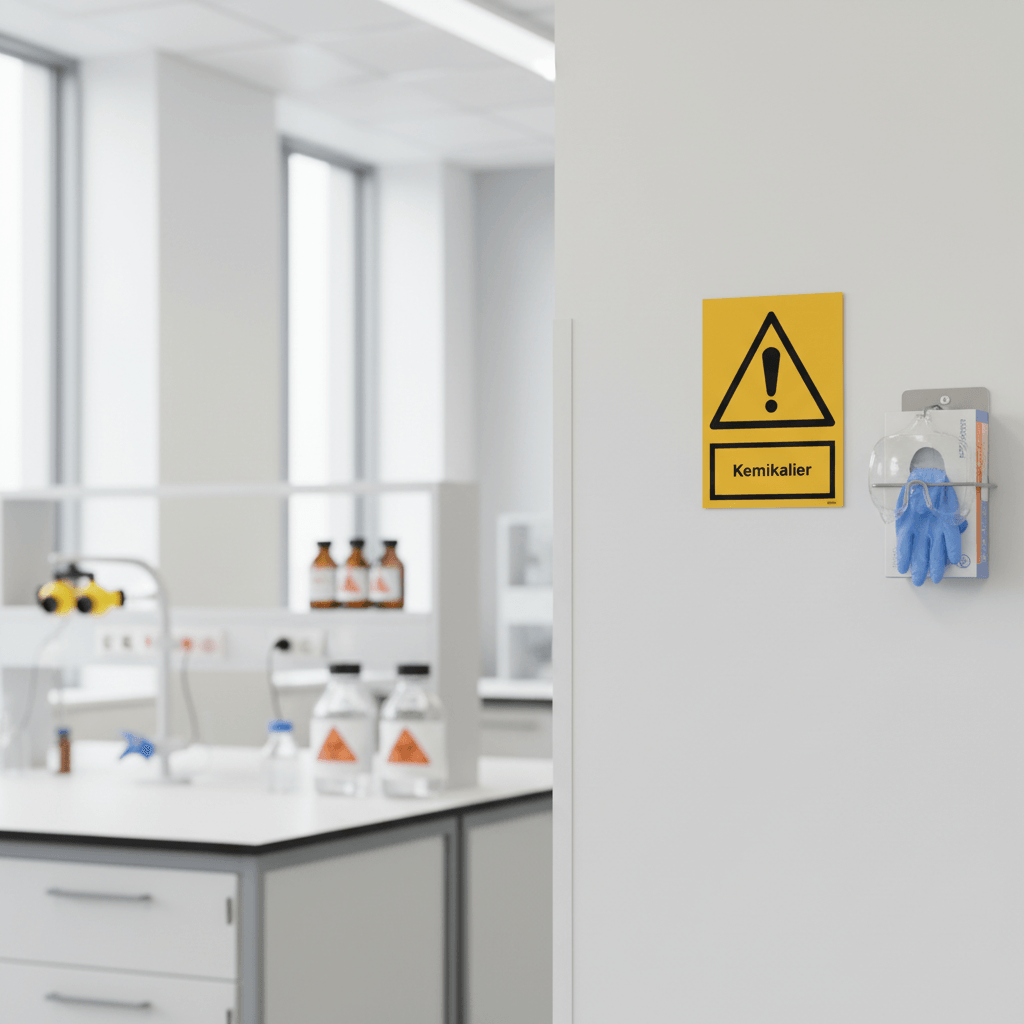 Kemikalier advarselsskilt - Billede 4