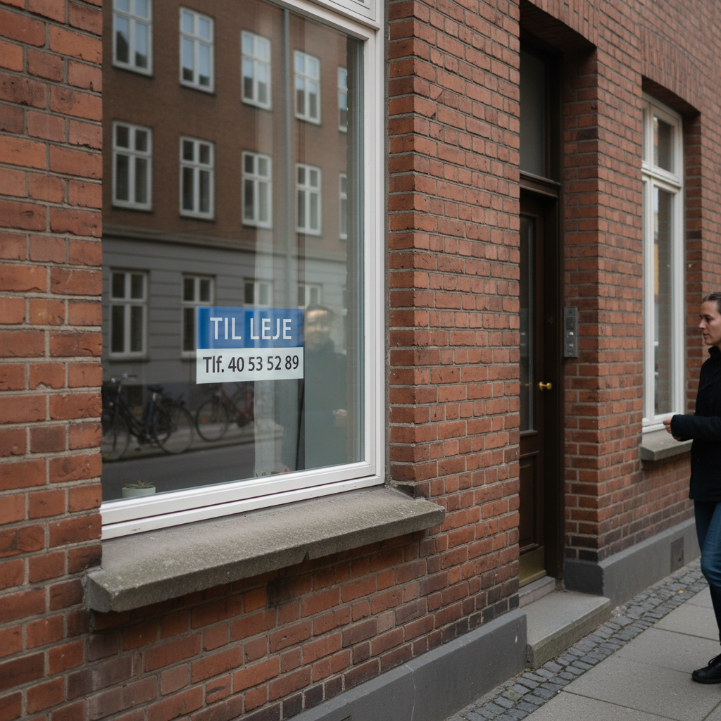 Til Leje Blå skilt - Billede 4