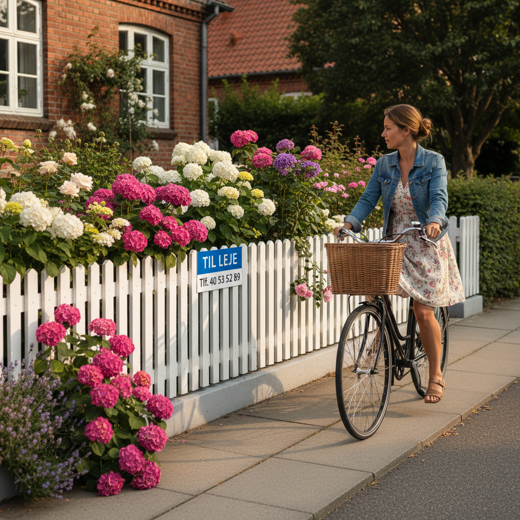 Til Leje Blå skilt - Billede 5