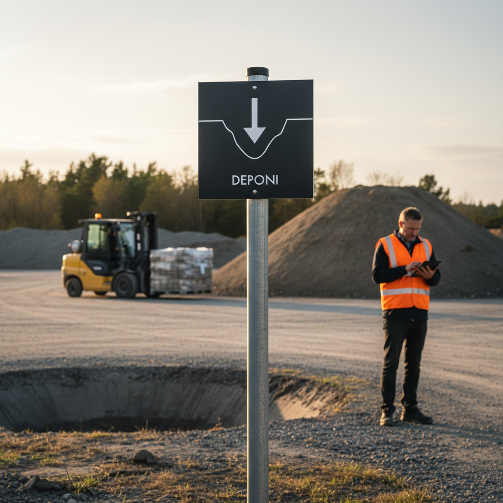 Deponi affald skilt - Dansk Affaldssortering - Billede 5