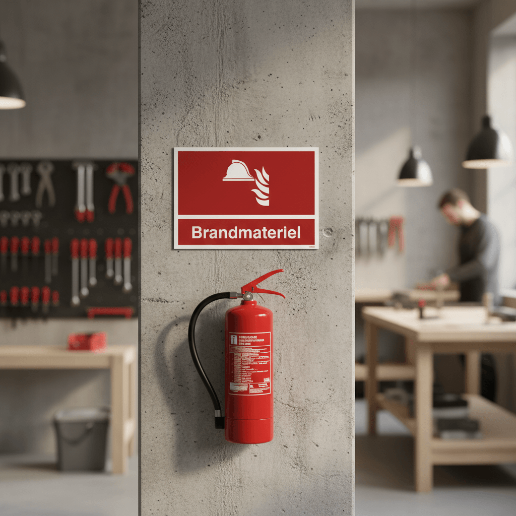 Brandmateriel Brandskilt - Billede 3