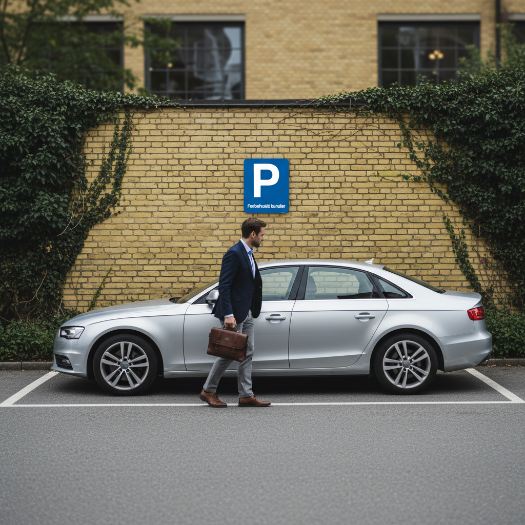 Parkering forbeholdt kunder skilt - Billede 7