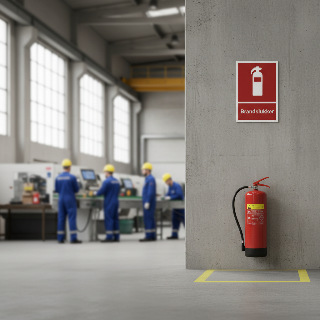 Brandslukker skilt - Billede 2