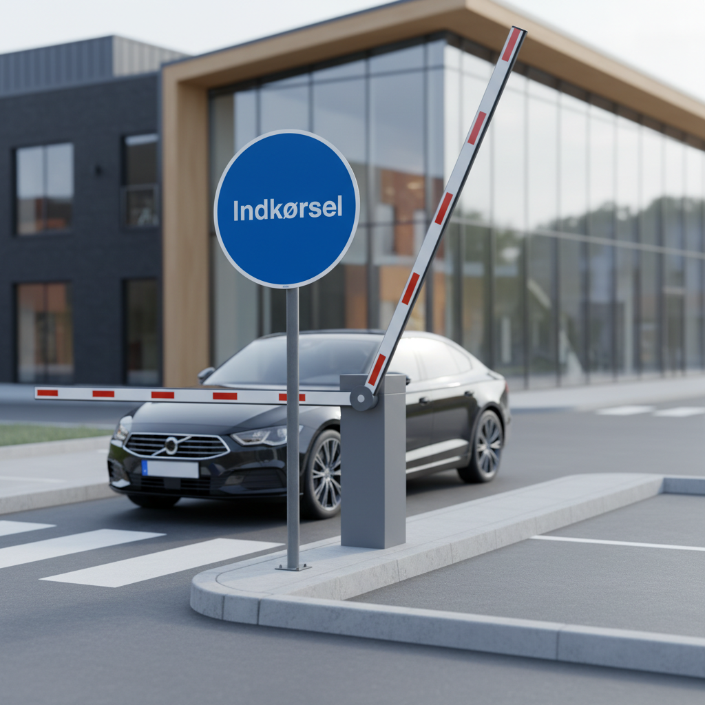 Indkørsel skilt - Billede 3