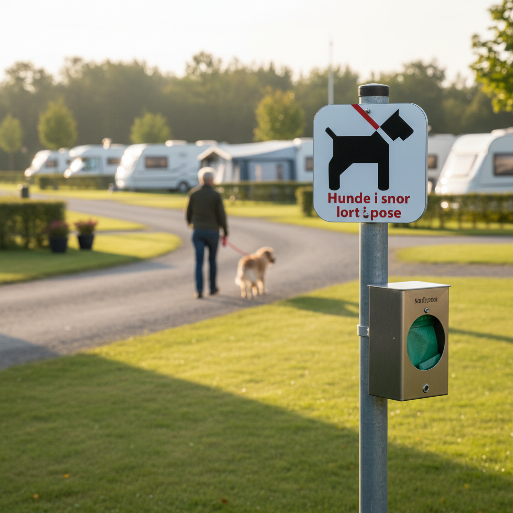 Hunde i snor lort i pose skilt - Billede 5