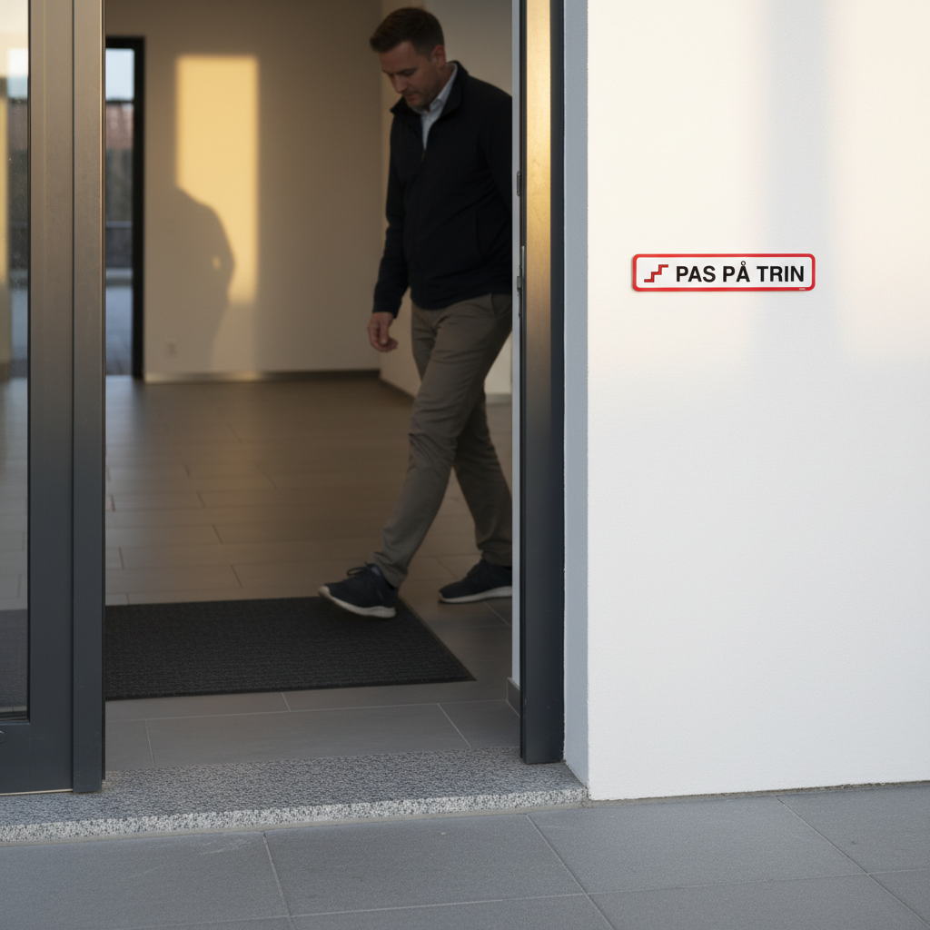 Pas på Trin skilt - Billede 3