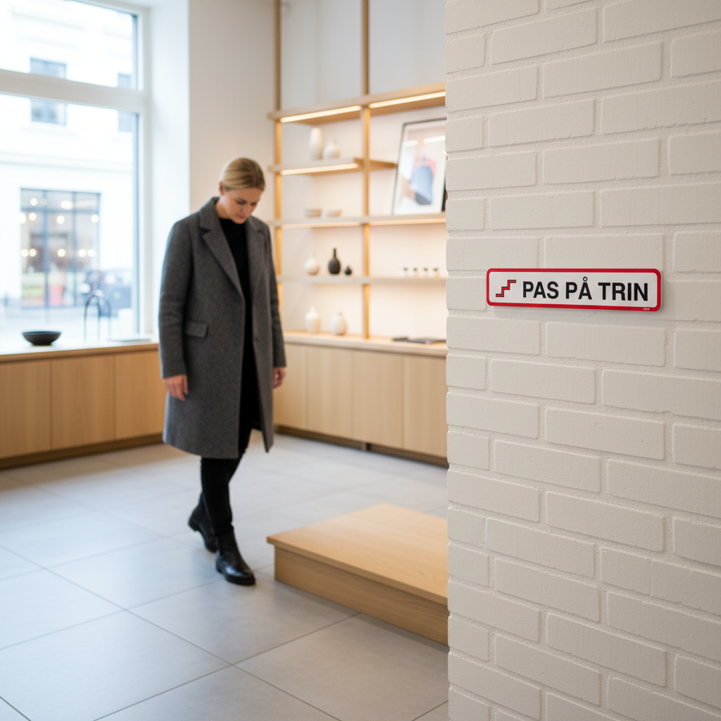 Pas på Trin skilt - Billede 4