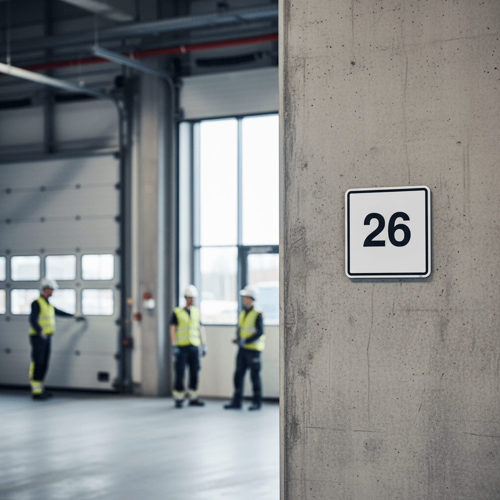 Skilt med Nummer - Billede 2