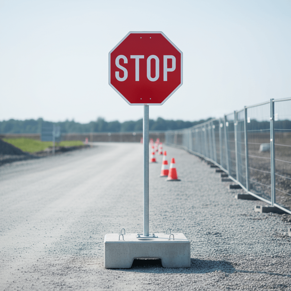 Stop skilt b13 - Billede 5