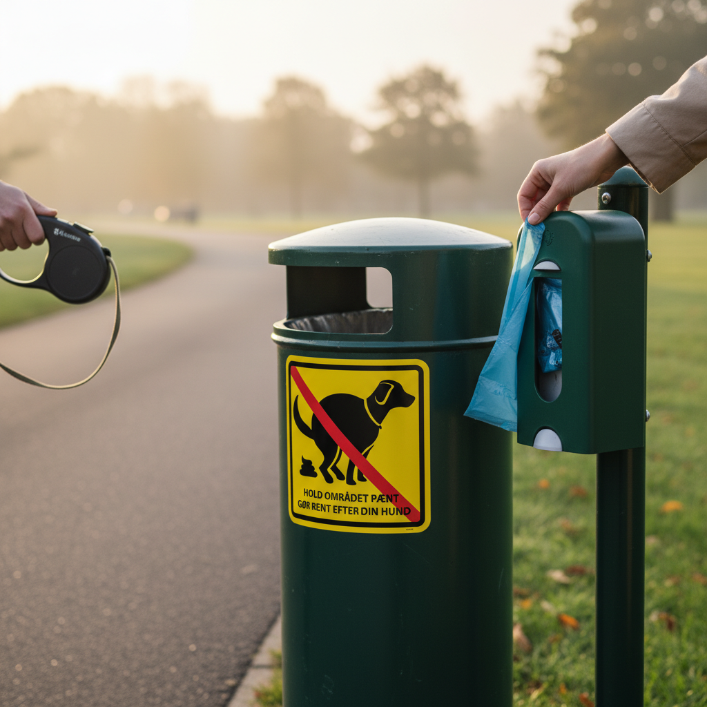 Hold området pænt gør rent efter din hund skilt - Billede 3