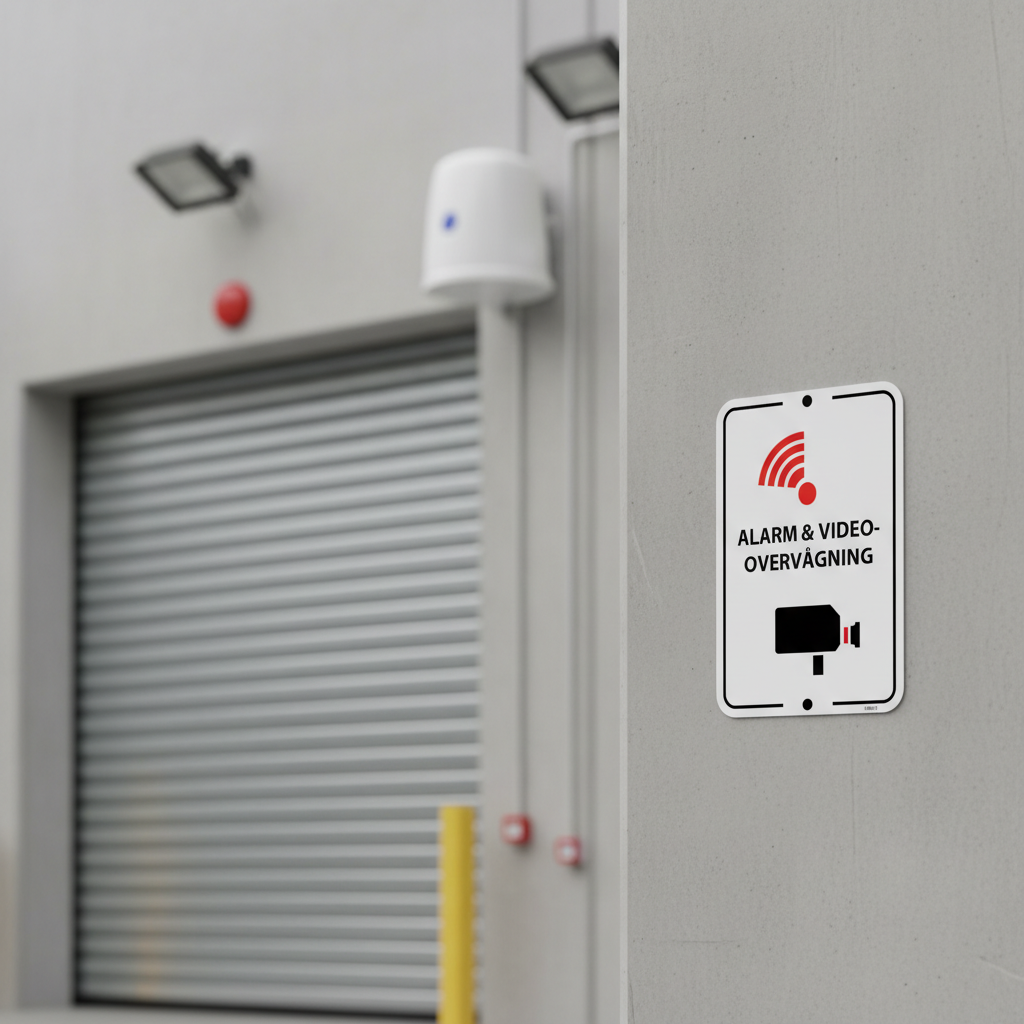 Alarm og Videoovervågningsskilt - Billede 4
