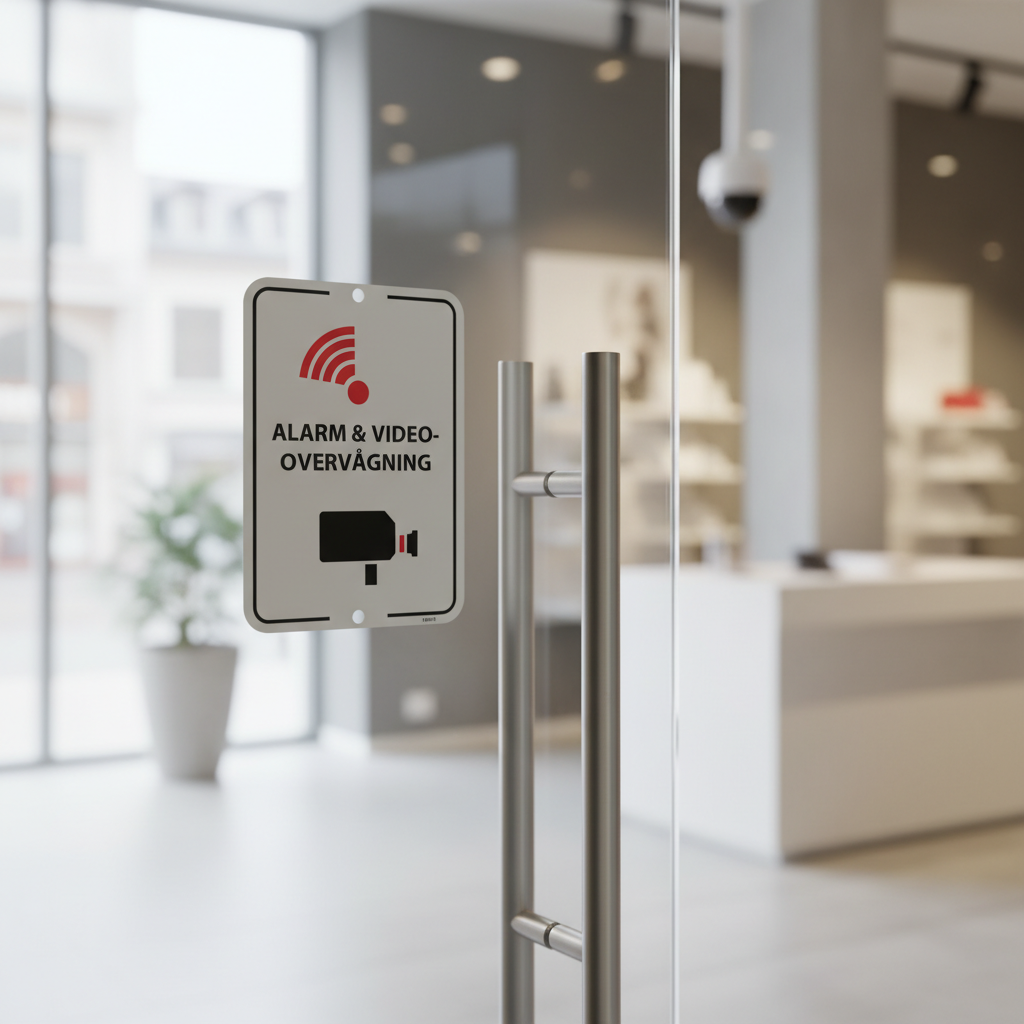 Alarm og Videoovervågningsskilt - Billede 5