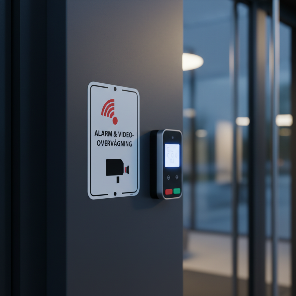 Alarm og Videoovervågningsskilt - Billede 2