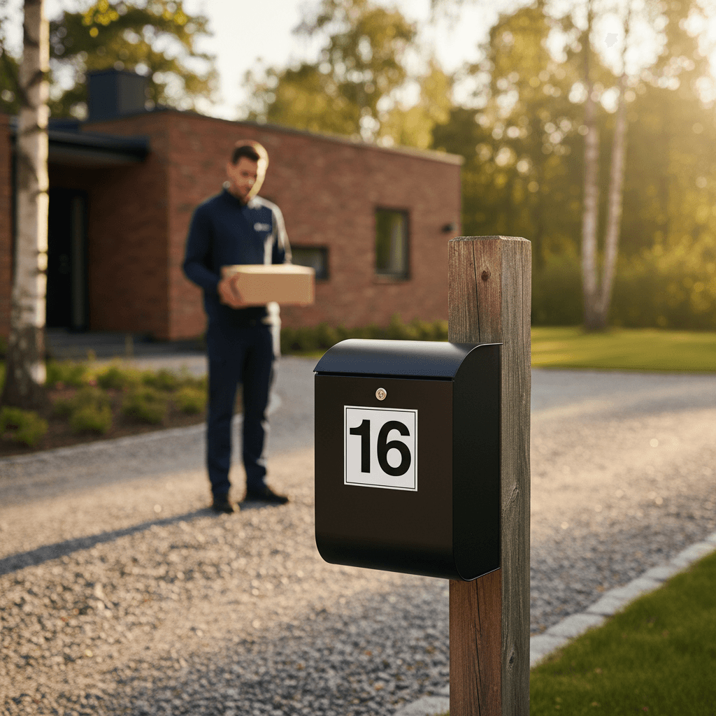 Hus nr. eller Port nr. skilt - Billede 2