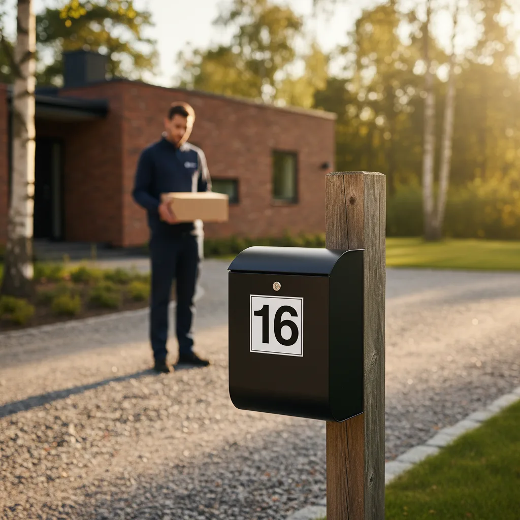Hus nr. eller Port nr. skilt - Billede 2