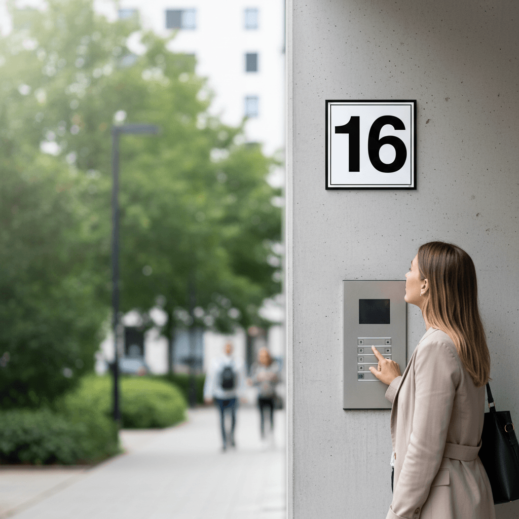 Hus nr. eller Port nr. skilt - Billede 5