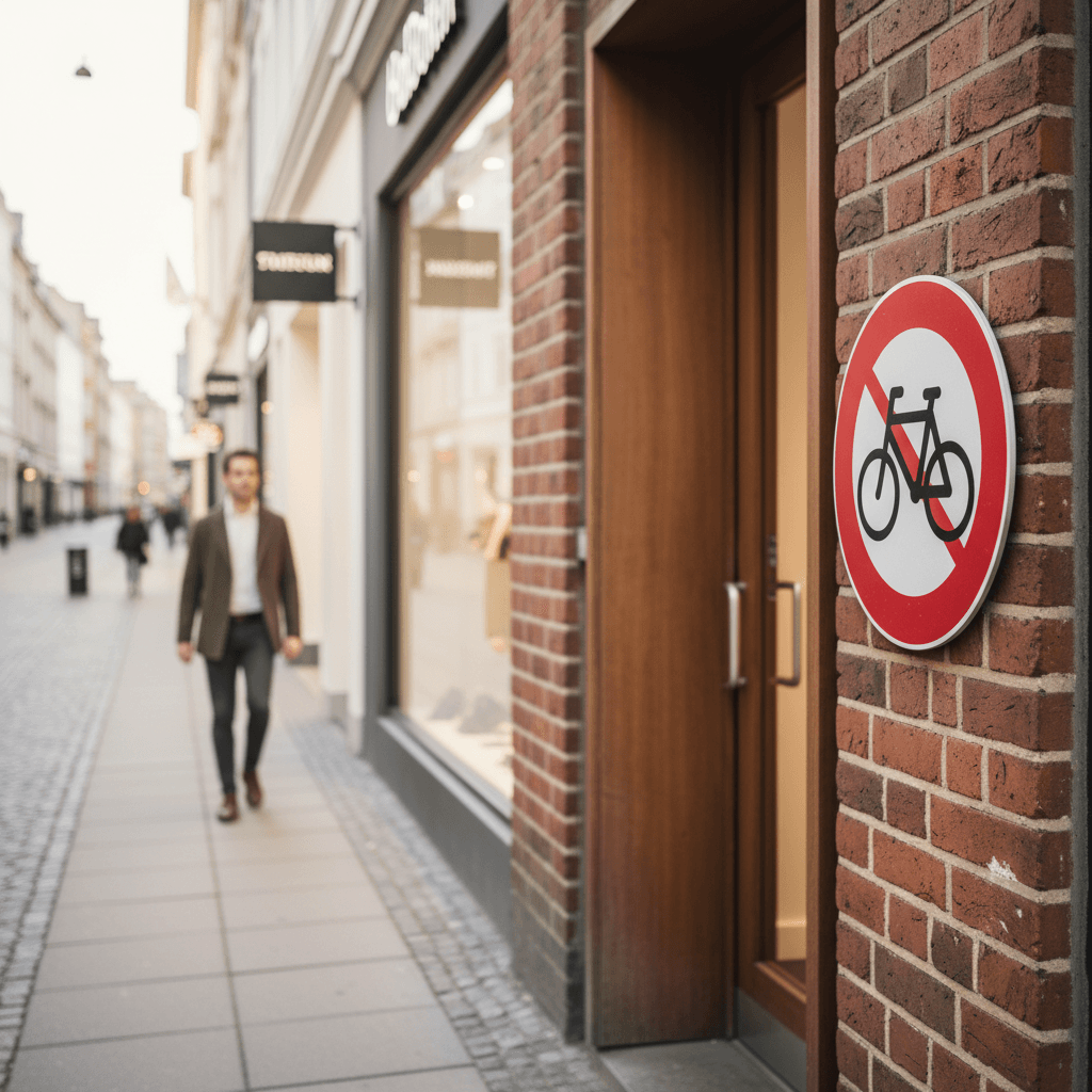 C25 Cykel forbudt. Forbudstavle skilt - Billede 4