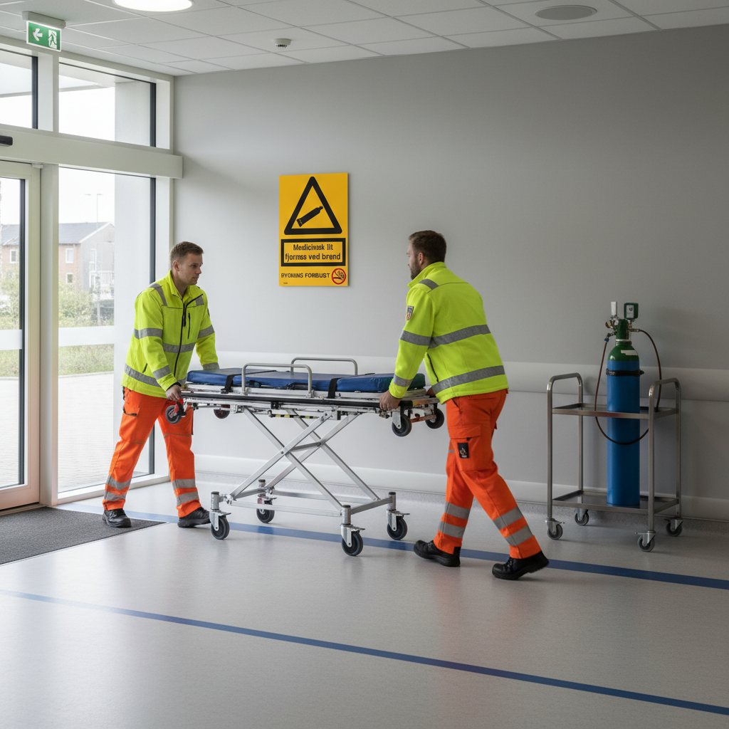 Medicinsk ilt fjernes ved brand+Rygning forbudt skilt - Billede 3