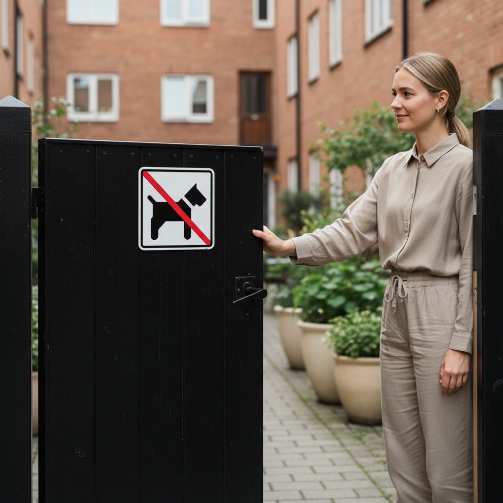 Hund forbud piktogram skilt - Billede 4