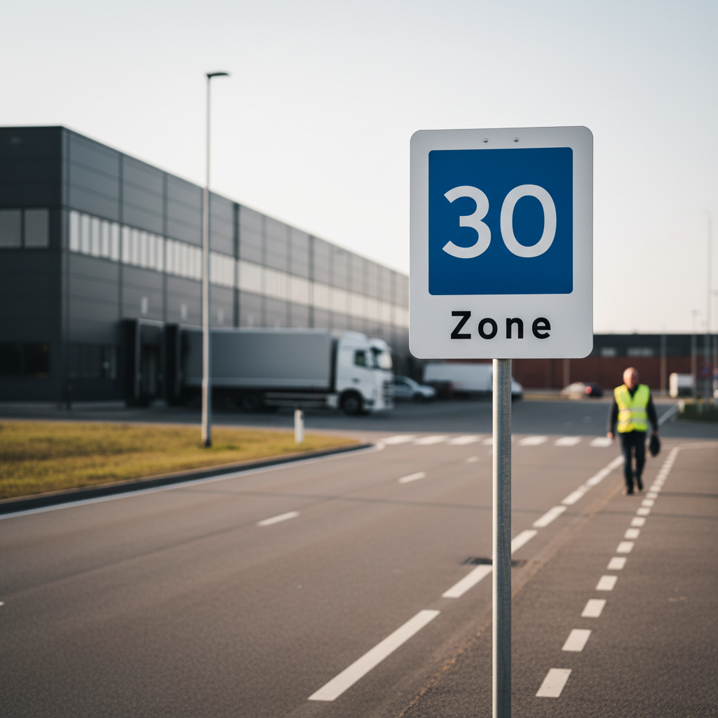 E53 - Område med fartdæmpning skilt - Billede 3