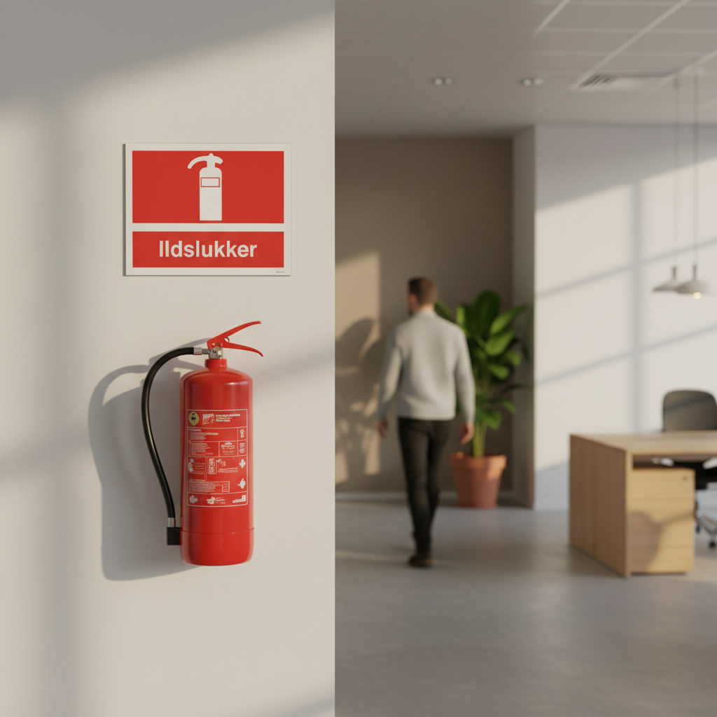 Ildslukker skilt - Billede 4