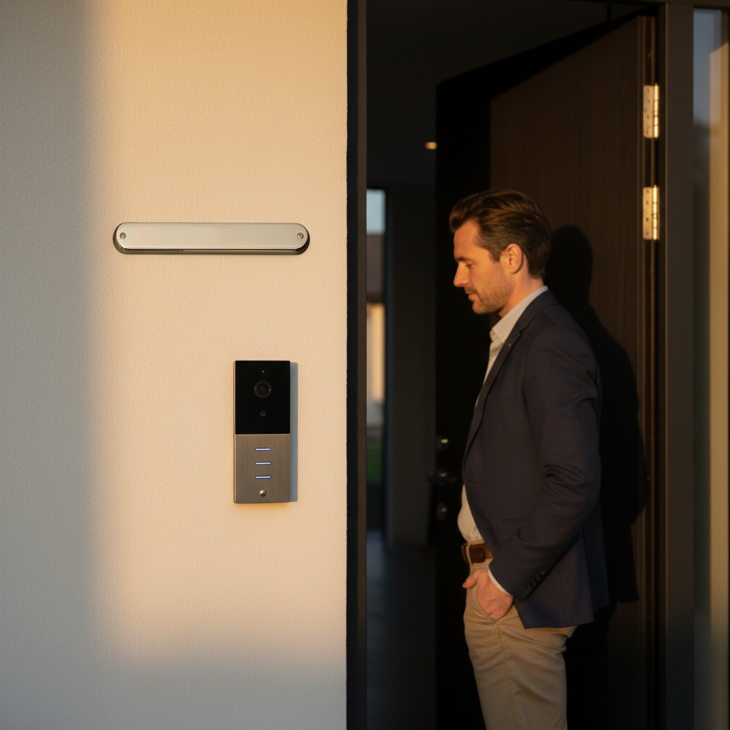 Dørskilt Messing - Smal og aflang - Billede 3