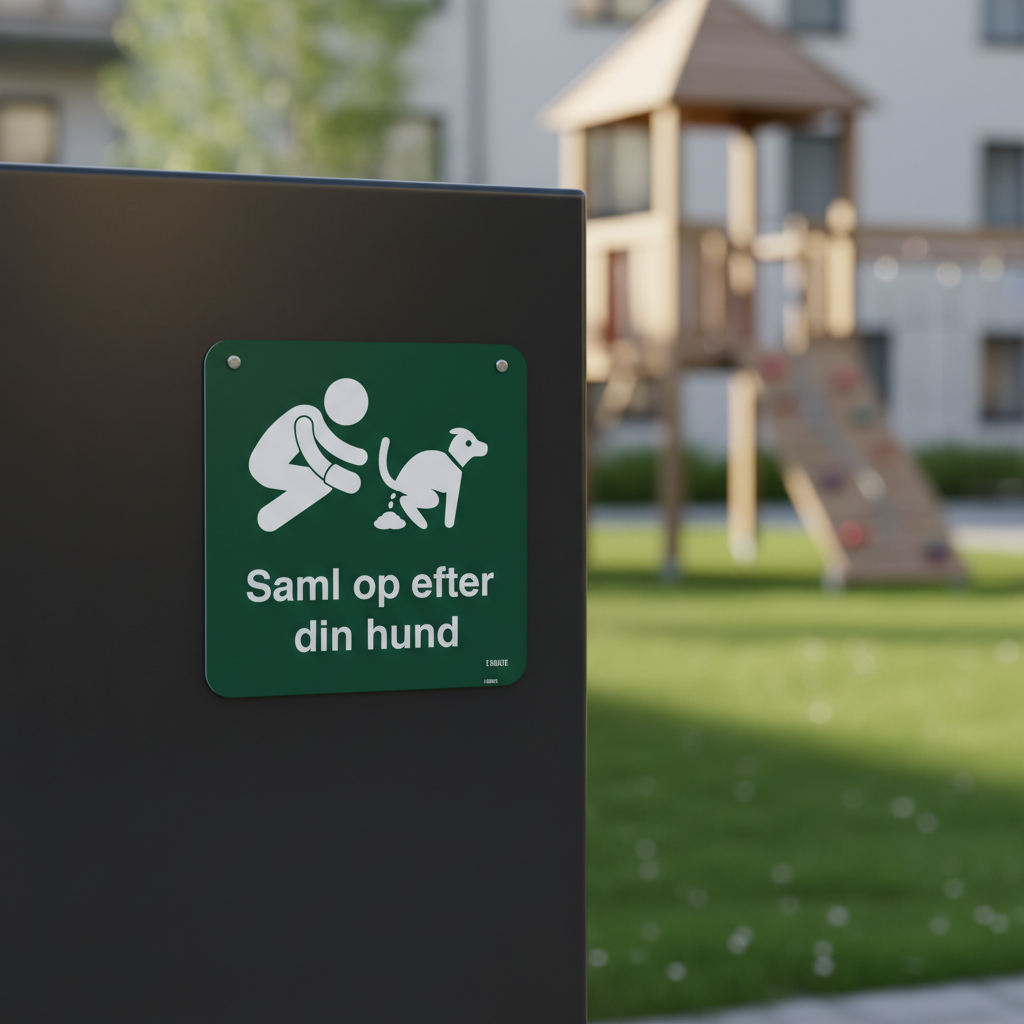 Saml op efter din hund grønt skilt - Billede 3