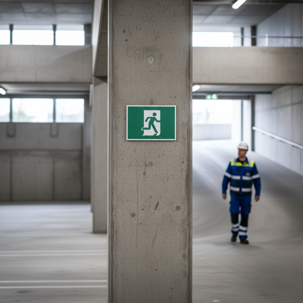 Flugt vej med højre skilt - Billede 5