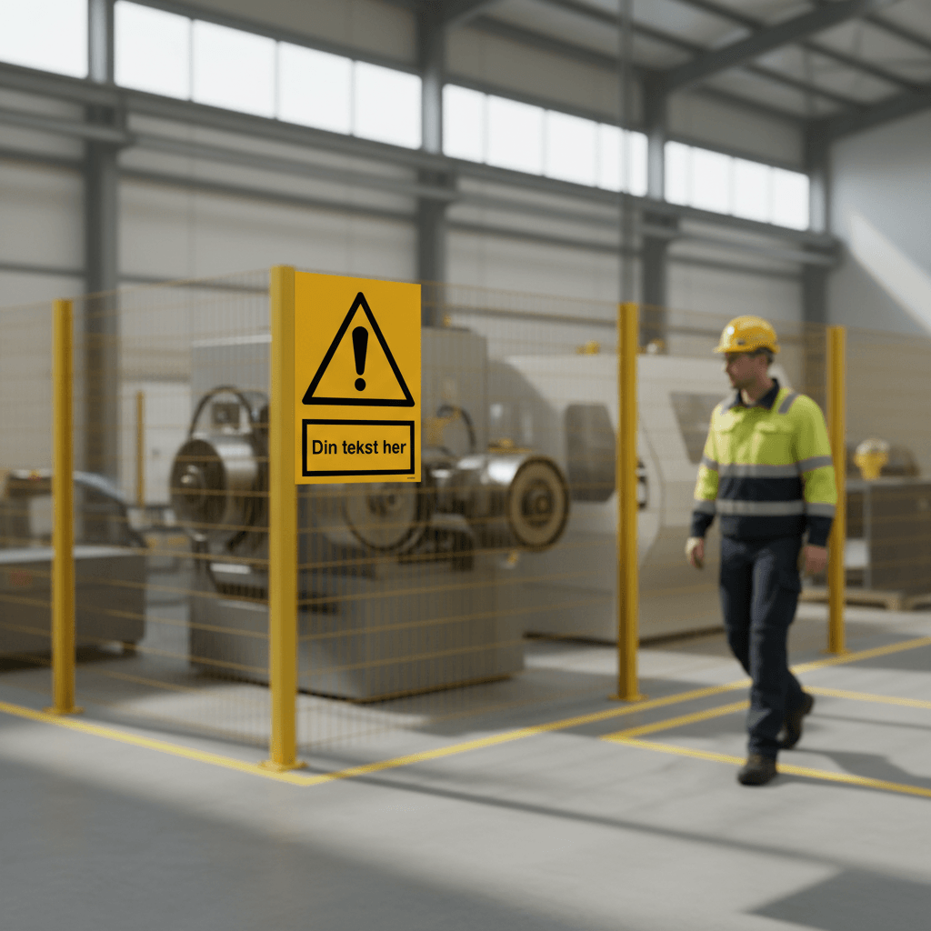 Design-selv gult advarselsskilt - Billede 2