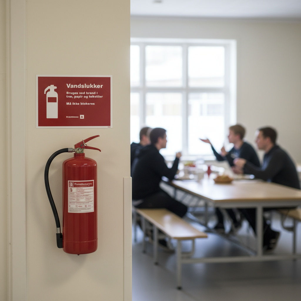 Vandslukker - Bruges ved brand i... skilt - Billede 6