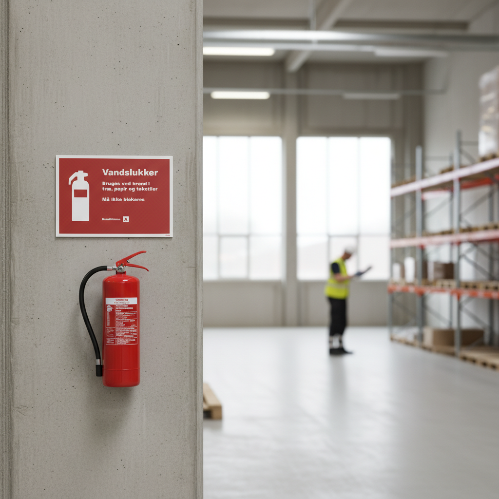 Vandslukker - Bruges ved brand i... skilt - Billede 7