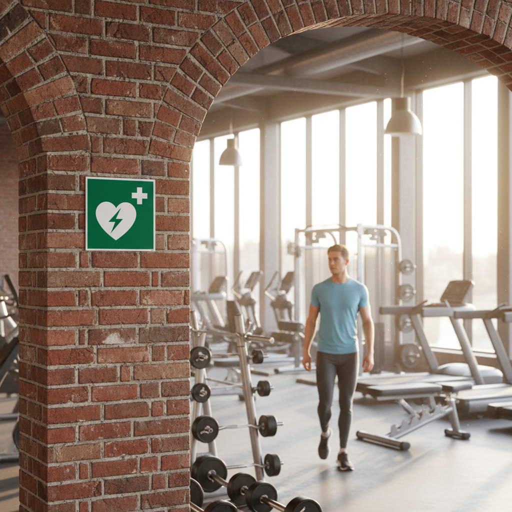 Hjertestarter skilt ISO E010 - Billede 4