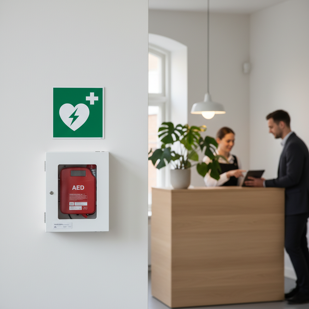 Hjertestarter skilt ISO E010 - Billede 5