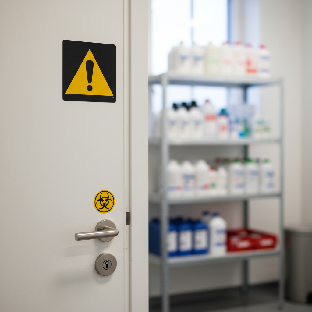 Generelt advarsels skilt ISO W001 - Billede 3