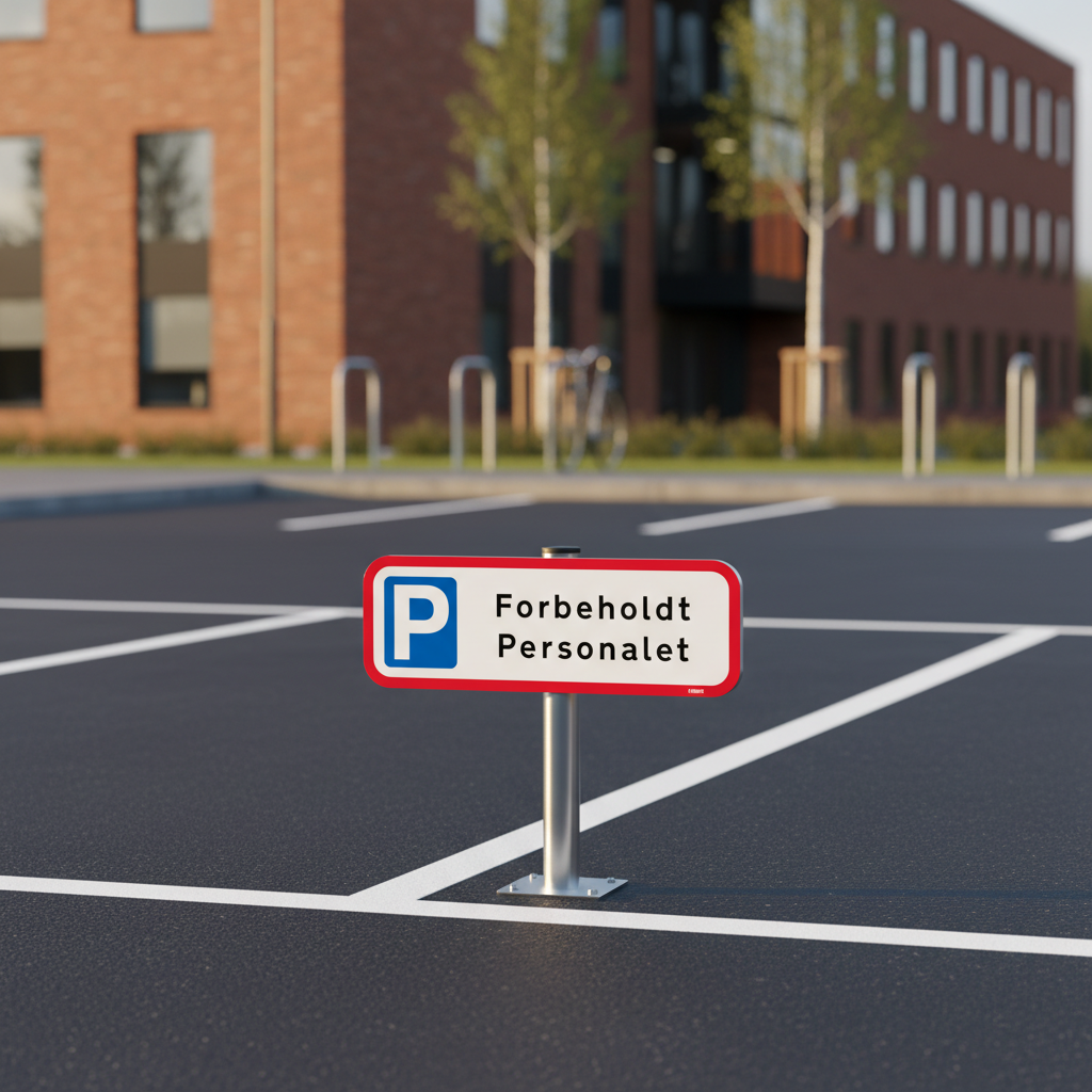 P forbeholdt personalet skilt - Billede 4