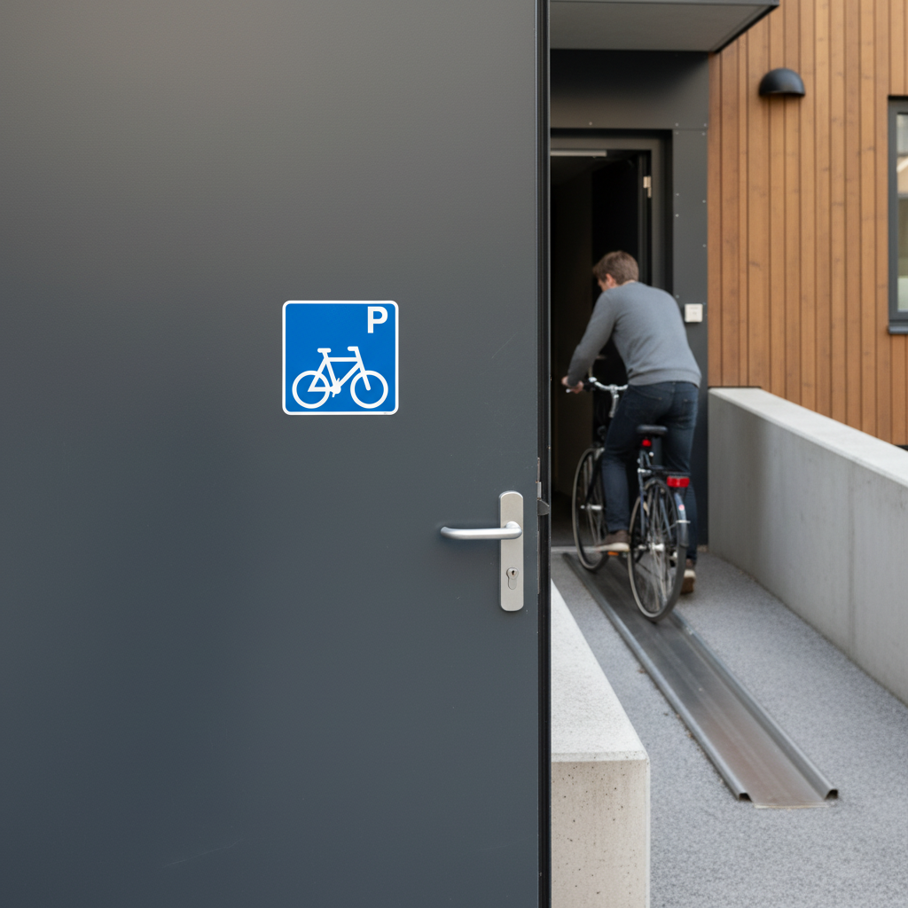 P cykler piktogram skilt - Billede 2