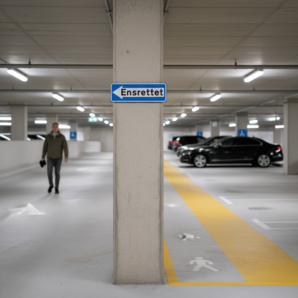 E19,1 - Ensrettet færdsel mod venstre skilt - Billede 4