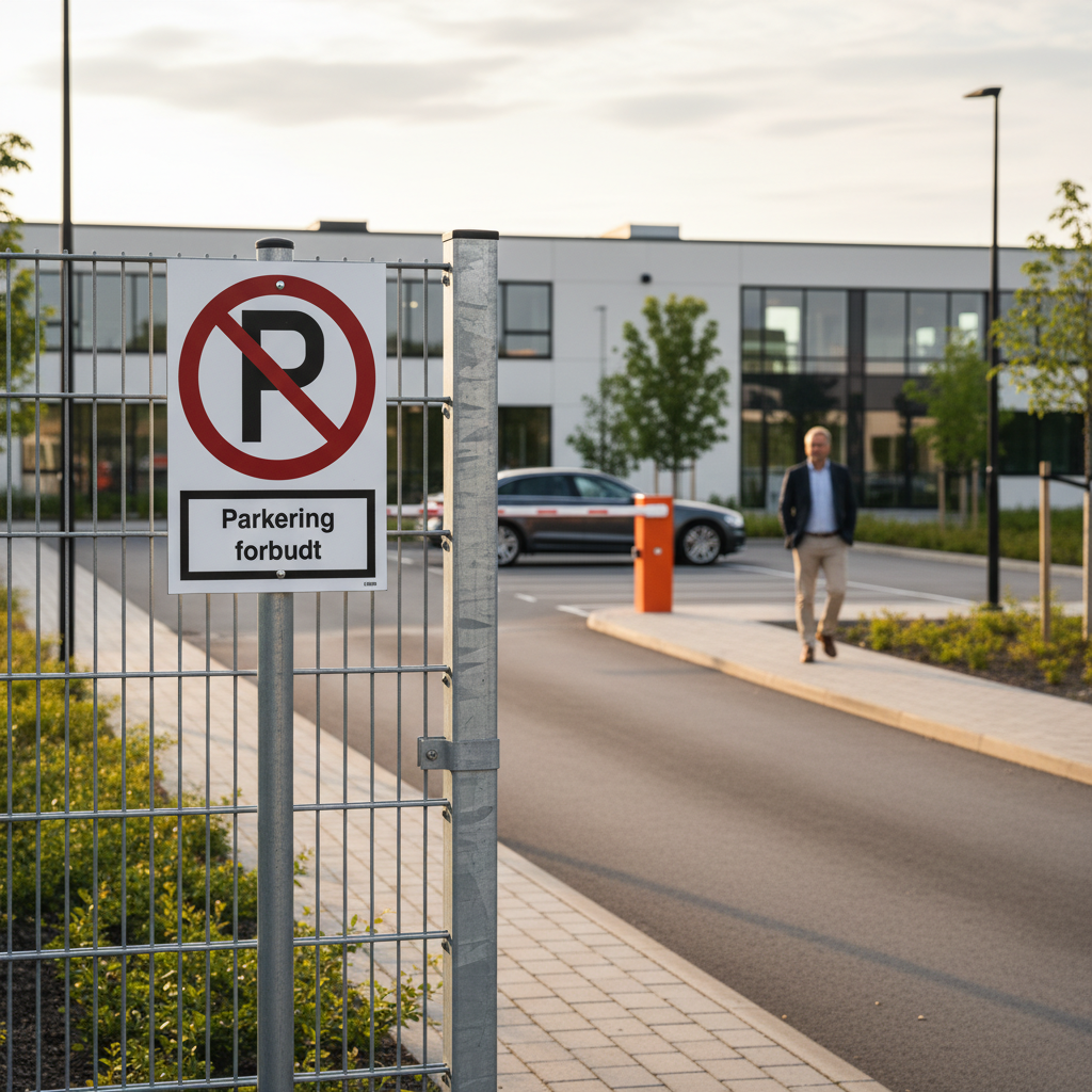 Parkering forbudt skilt - Billede 3