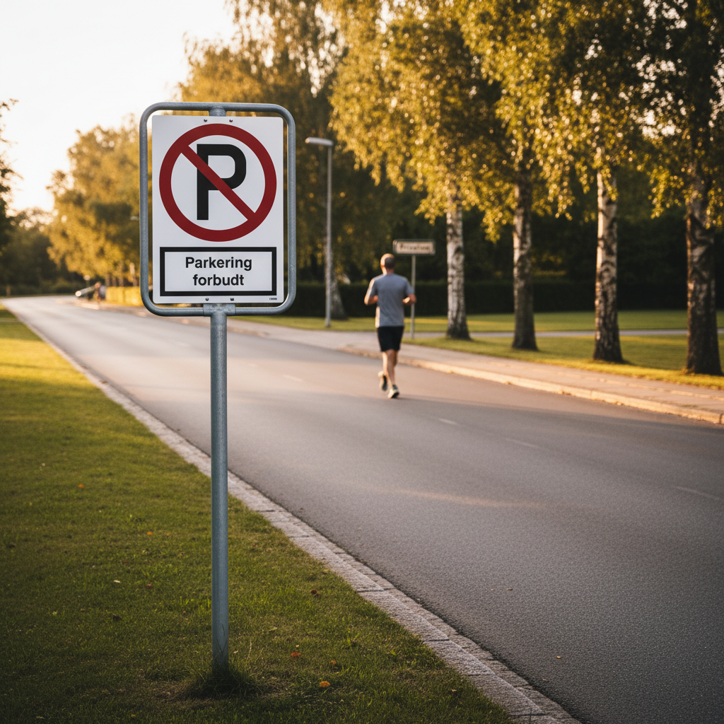 Parkering forbudt skilt - Billede 2