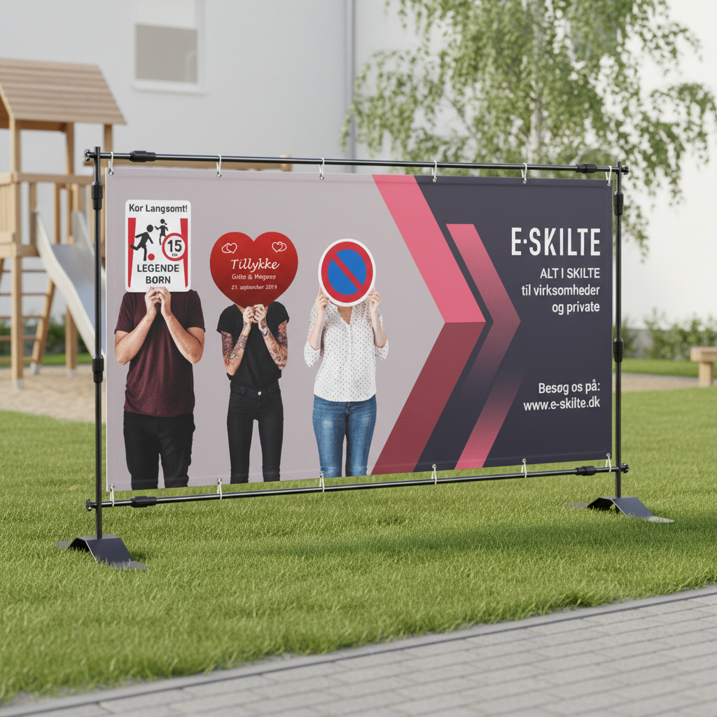 Banner - Med valgfrit tryk - Billede 3