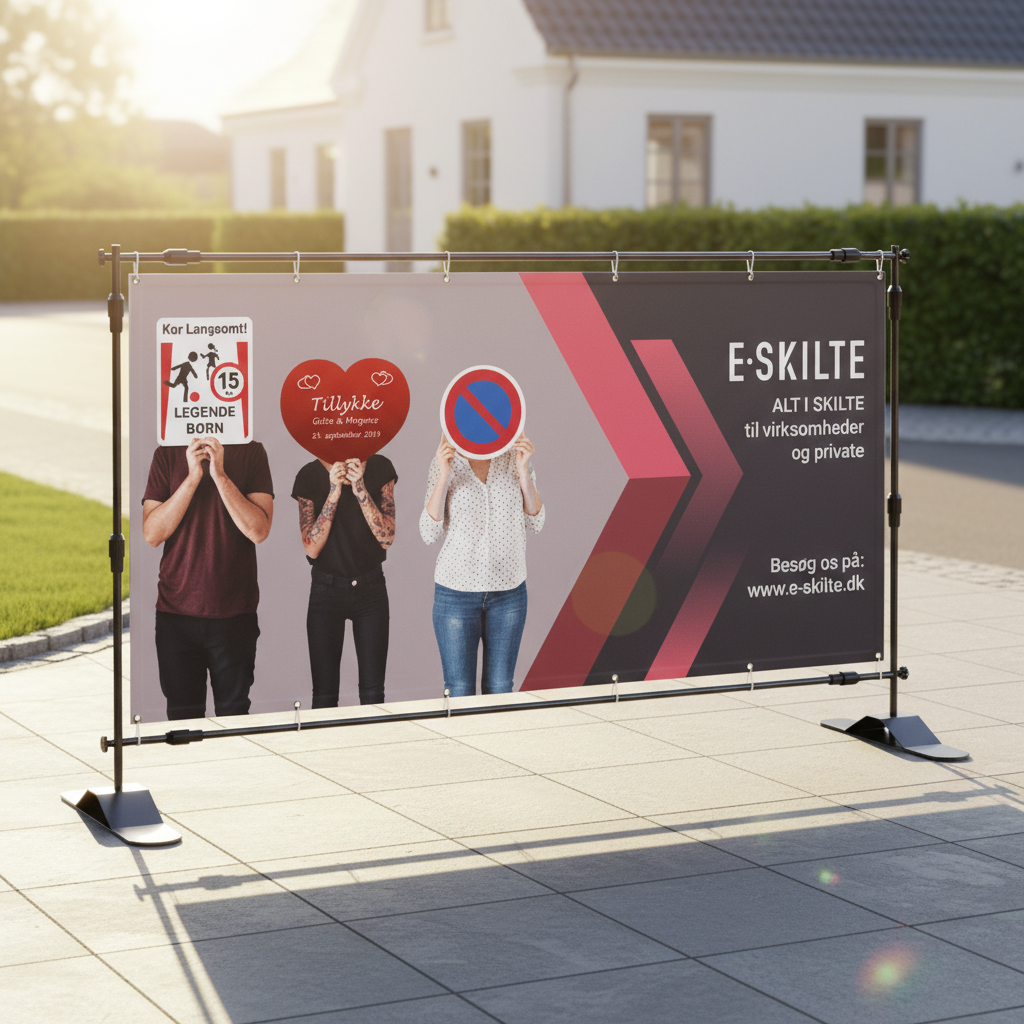 Banner - Med valgfrit tryk - Billede 2