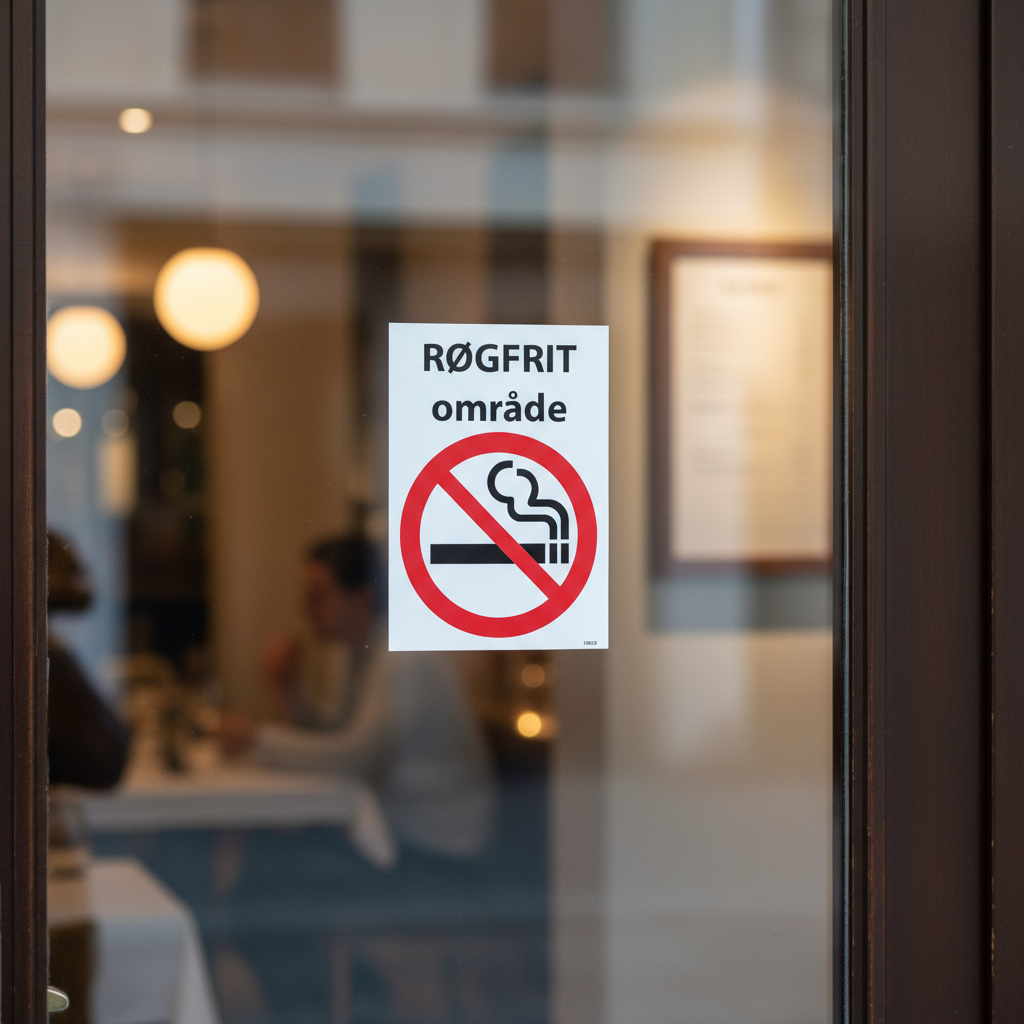 Røgfrit område Skilt - Billede 6