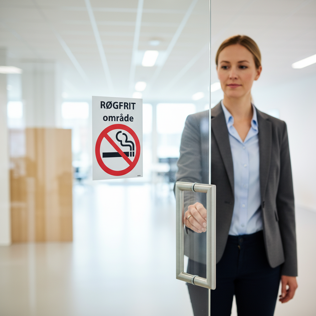 Røgfrit område Skilt - Billede 4
